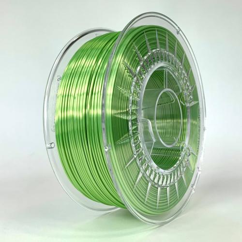 SILK Devil Design SILK filament 1.75 mm, 1 kg (2.0 lbs) - bright green